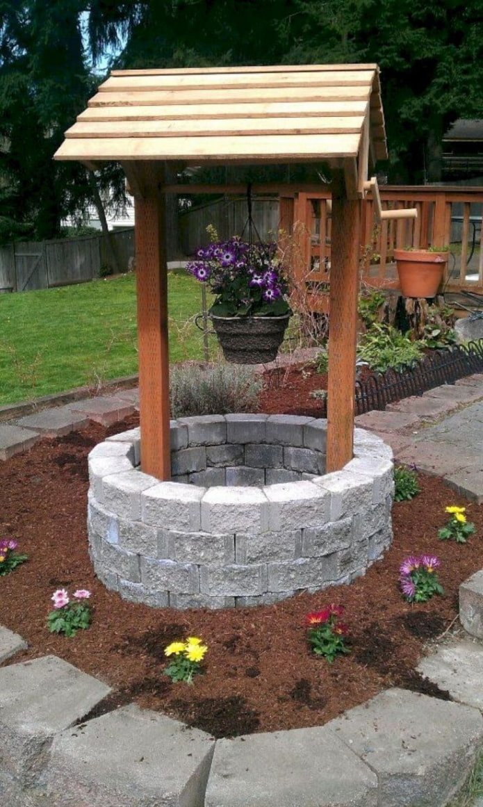 falscher Brunnen auf der Klärgrubenluke