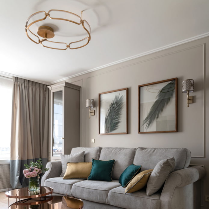 Wandleuchten im Wohnzimmer