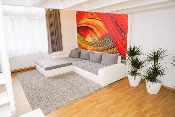 Abstraktion an der Wand