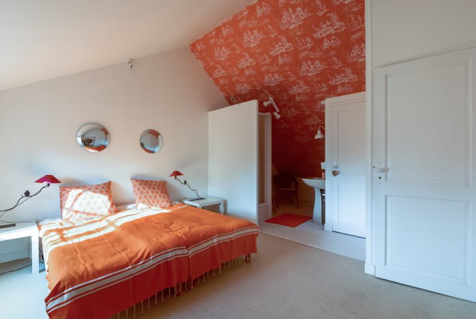 weiße Decke