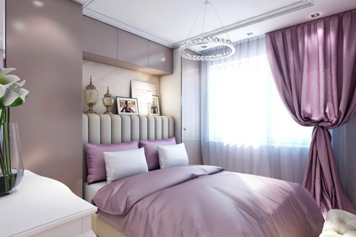 Vorhänge im Schlafzimmer