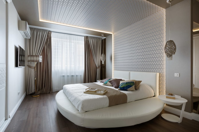 Schlafzimmer ohne Kronleuchter