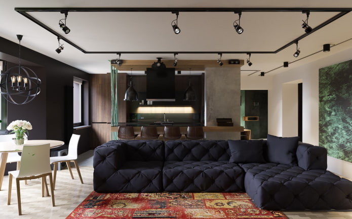 Stangenlampen im Loft-Stil