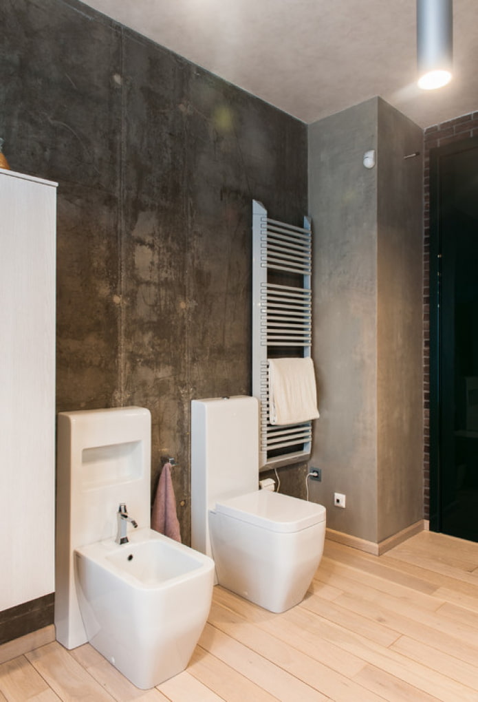 Betonimitat im Badezimmer