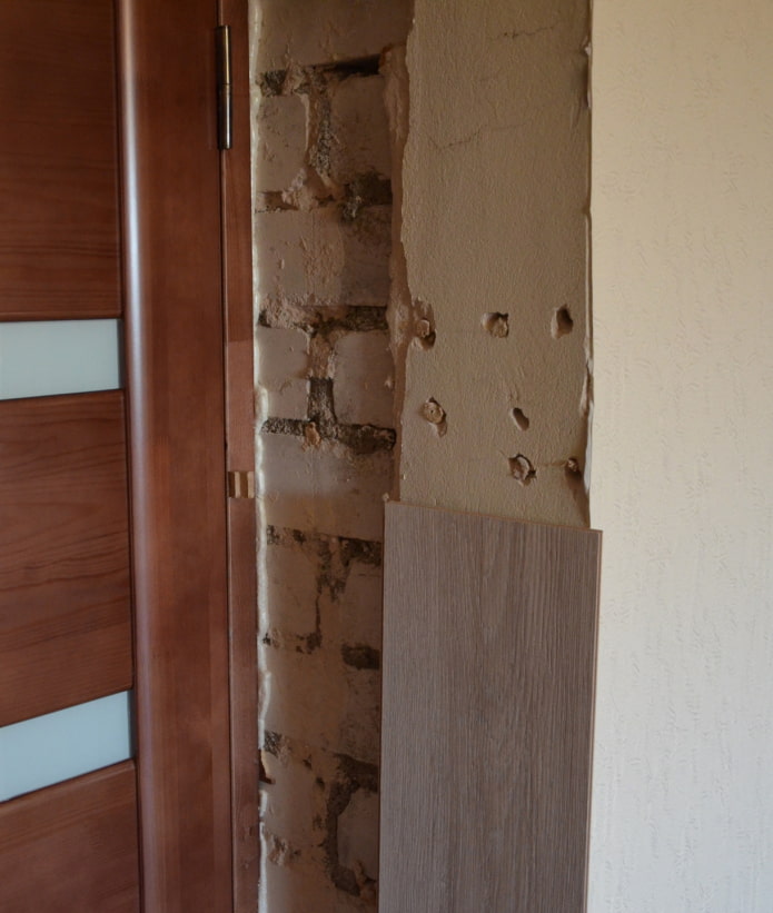 Schrägen mit Laminat verkleiden