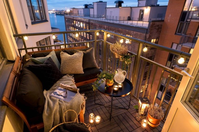 Girlande für den Balkon