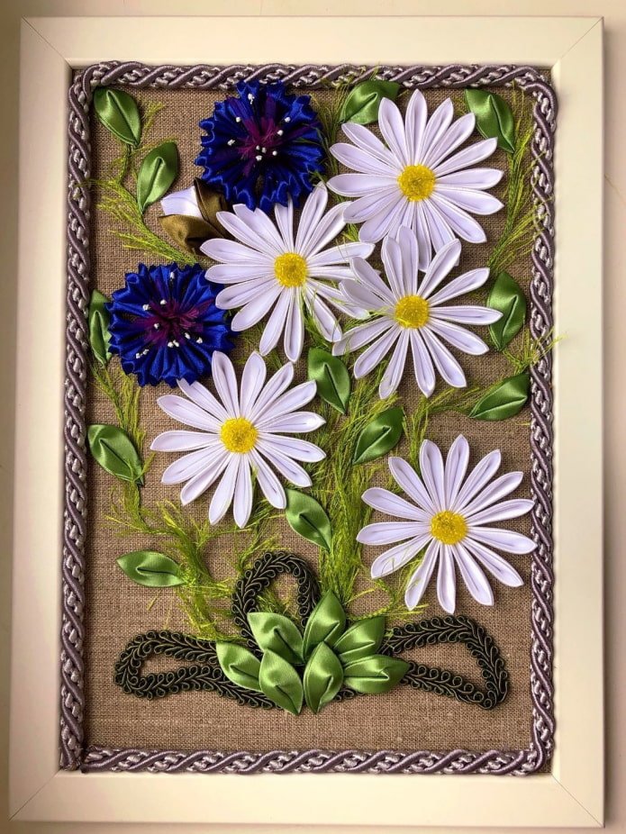 Kanzashi-Wandpaneel im Innenraum