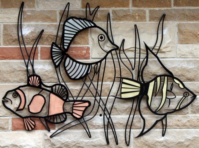 Geschmiedete Wand Paneel im Innenraum