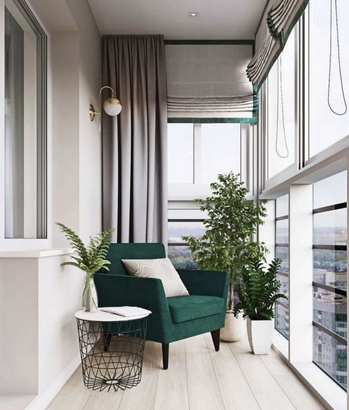 Vorhänge für den Balkon