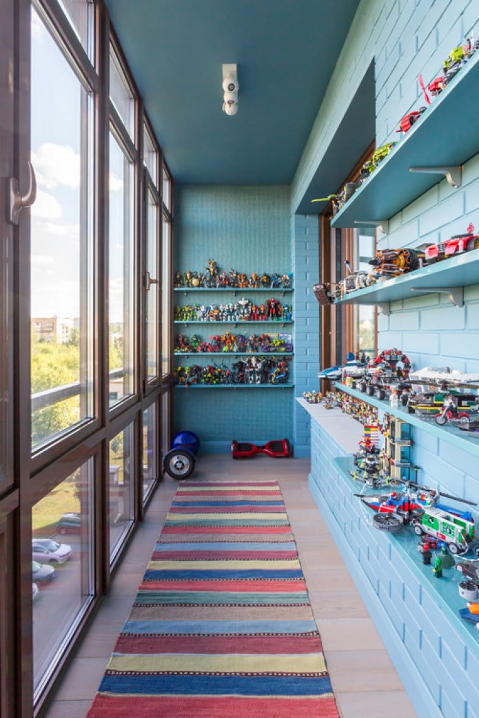 Spielzimmer auf der Loggia