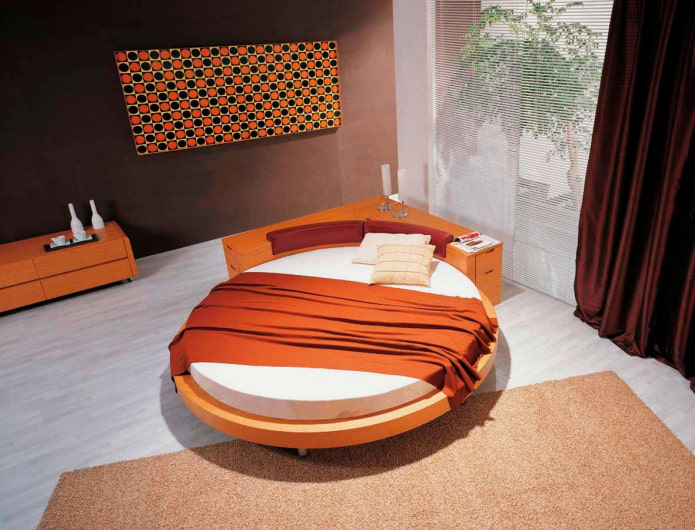 Rundes Schwebebett