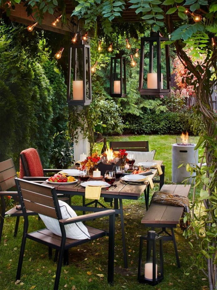 Wie man eine Terrasse dekoriert