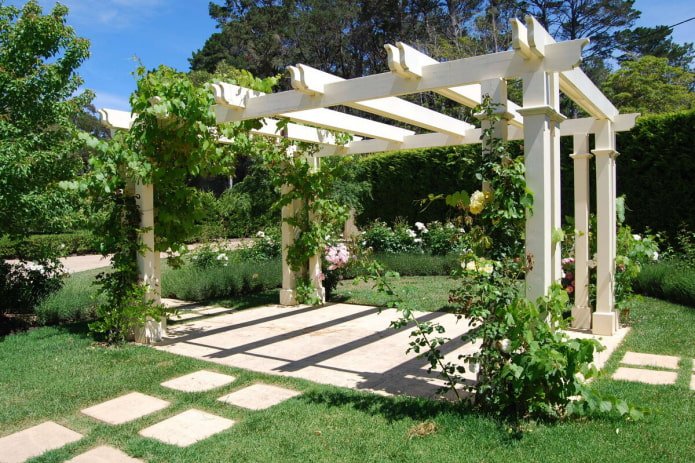 Pergola im Garten