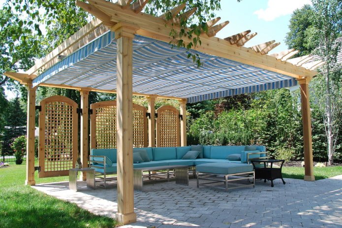 Holzpergola