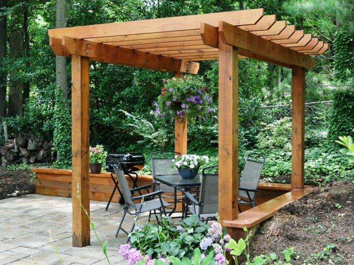 Grillplatz im Garten
