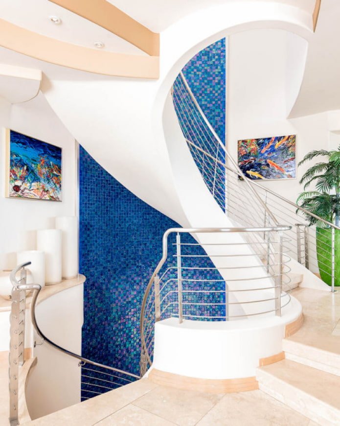 Metallstützen für Treppen