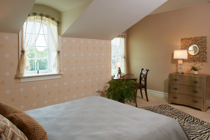 Pfirsichschlafzimmer