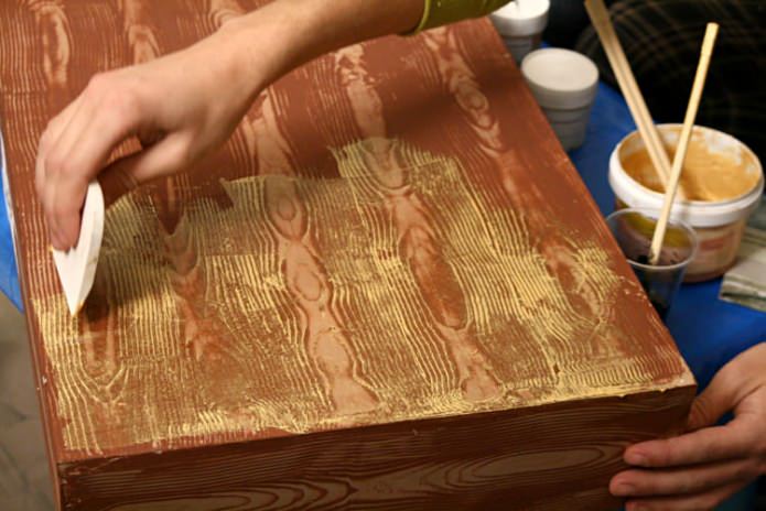 Blattgoldbehandlung