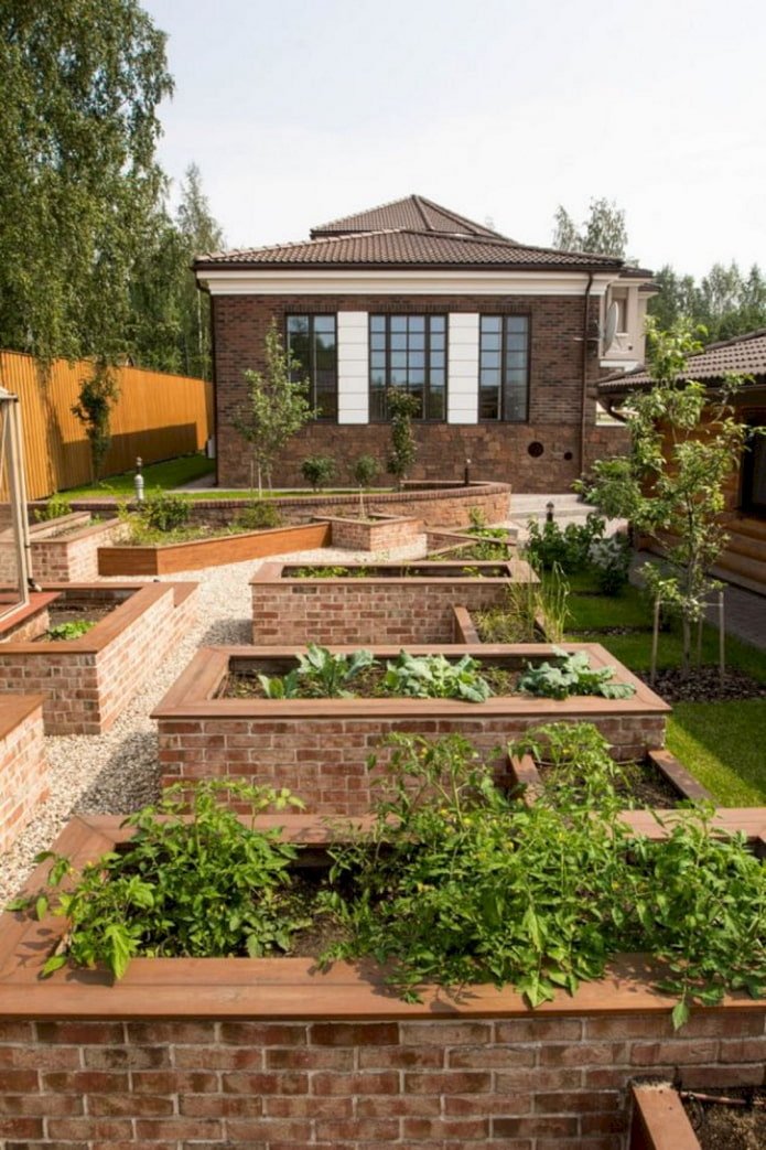 Moderne Gartenbeete