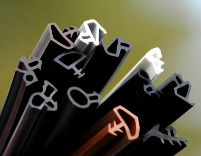 Farbige Dichtungen für PVC-Fenster