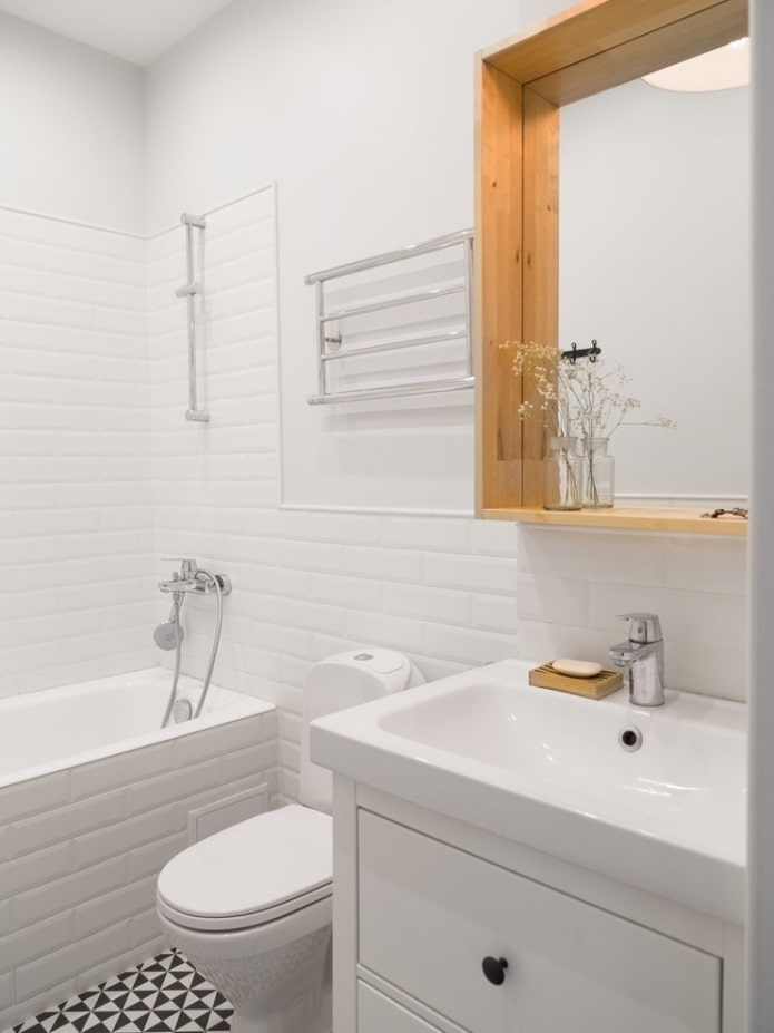 Badezimmer im Scandi-Stil