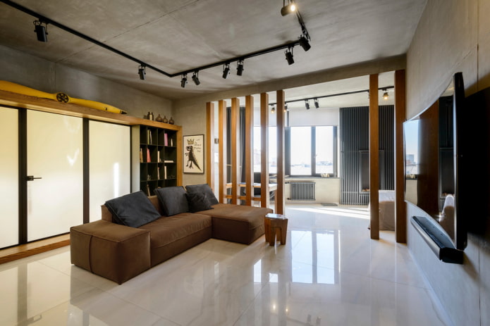 moderner Stil im Wohnzimmer