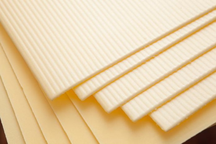 Unterlage für Böden aus expandiertem Polystyrol