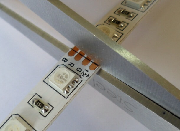 Installation der Treppenbeleuchtung