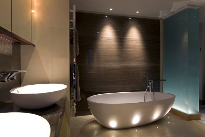 Bodenbeleuchtung im Badezimmer