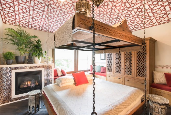 Hängebett im orientalischen Stil