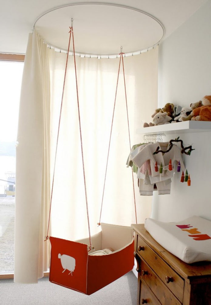 Hängebett im Kinderzimmer 