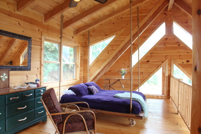 Hängebett im Landhausstil