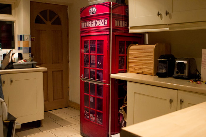 Telefonzellen-Kühlschrank