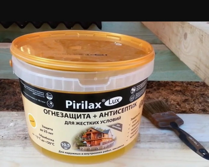 Feuerhemmer und Antiseptikum für Holz
