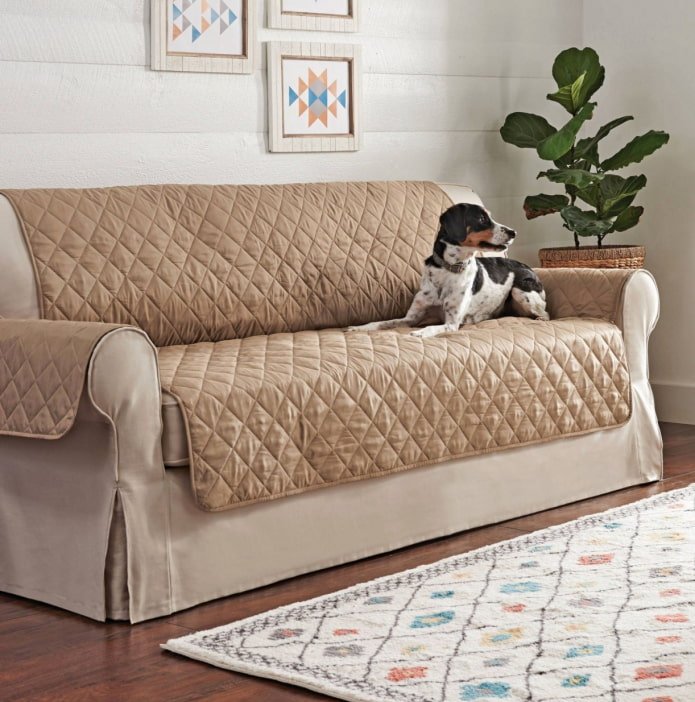funktionelle Tagesdecke für ein Sofa im Innenraum