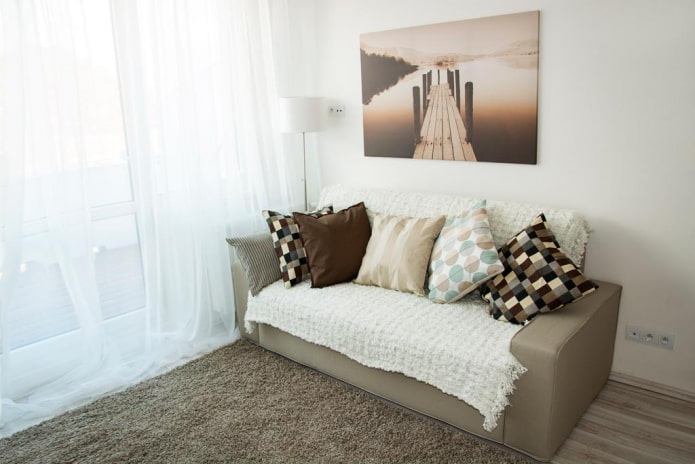 Tagesdecke für ein Sofa im Wohnzimmer