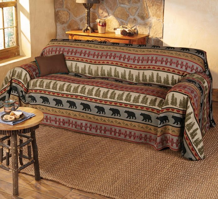 Sofabezug im Landhausstil
