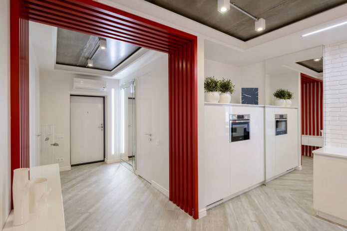 diagonales Laminat in der Wohnung