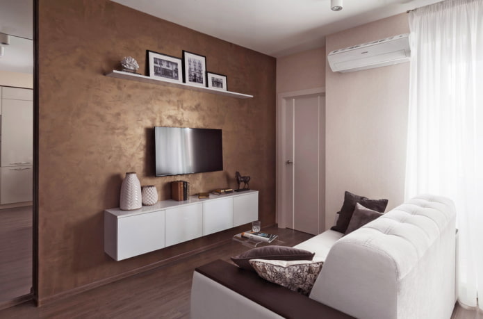 Wandregale im Wohnzimmer