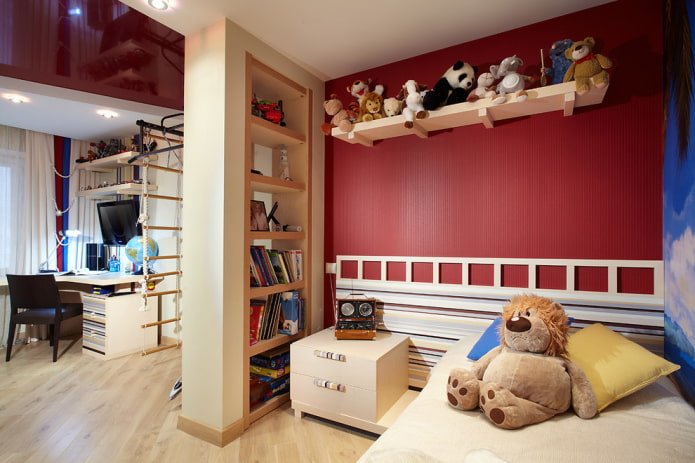 Regale für Spielzeug im Kinderzimmer