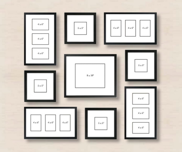 9 Poster im Innenraum