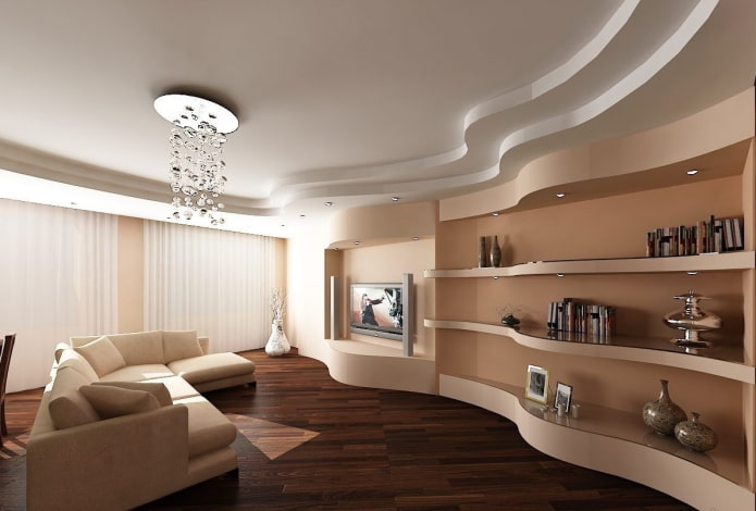 Mehrstufige Decke