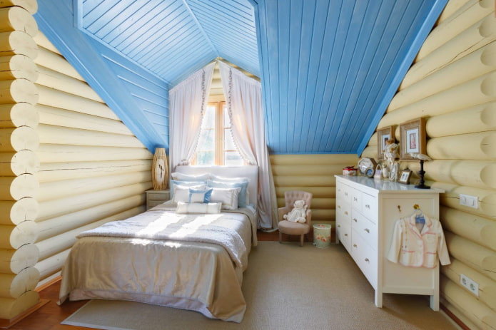 blaue Decke