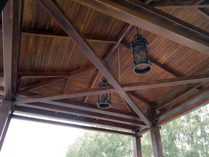 Verkleidung im Pavillon-Design