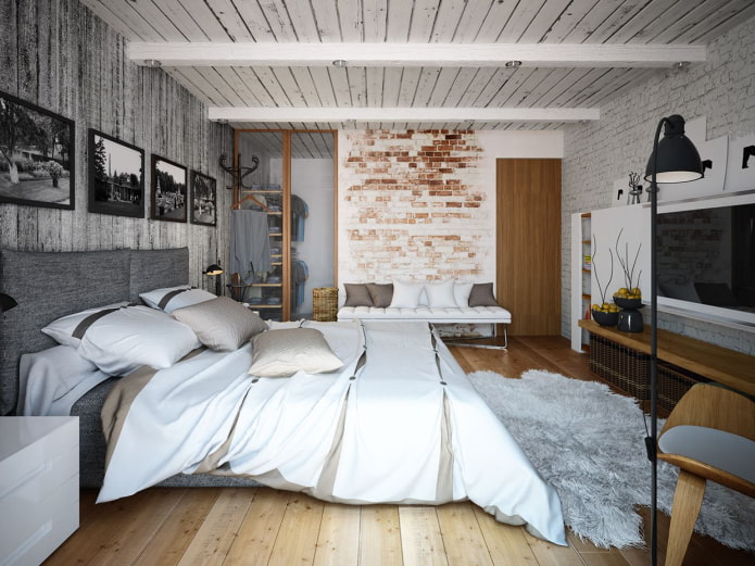 Deckenverkleidung im Loft-Stil