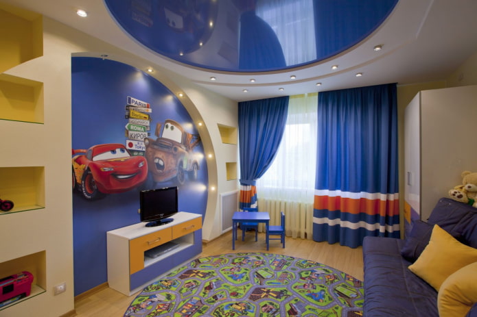 Deckengestaltung im Jungenzimmer