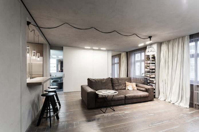 Decke unter Beton