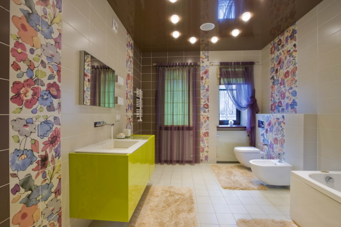 Spanndecke im Badezimmer