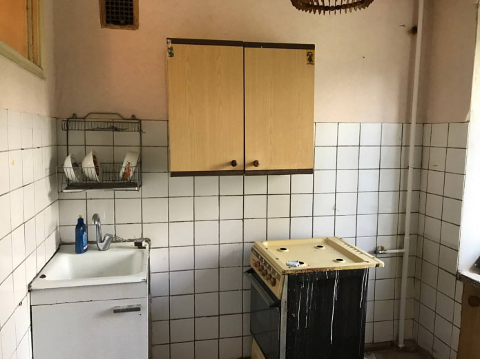 Küche vor der Renovierung