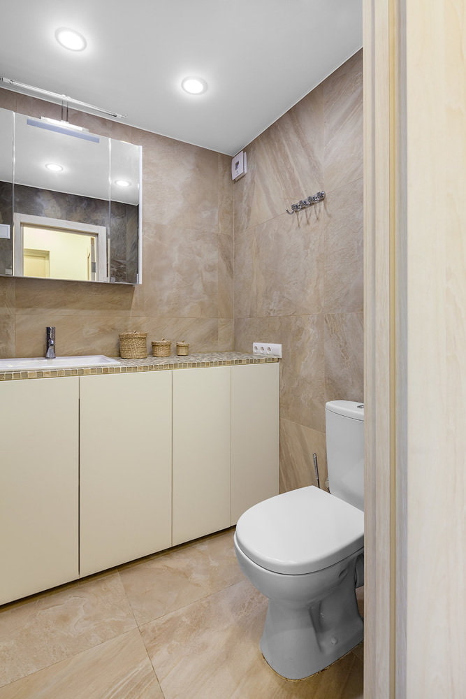 Badezimmer nach der Renovierung